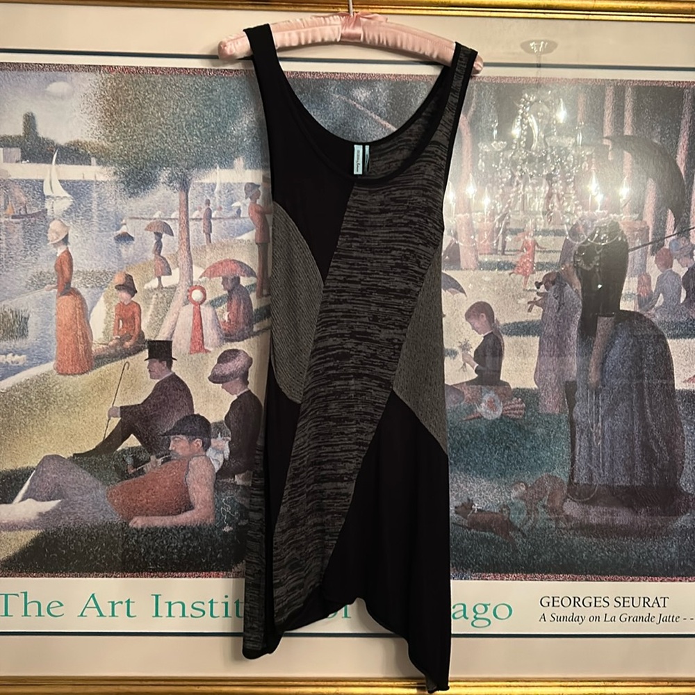 Guess by Marciano Black and Gray Knit Dress